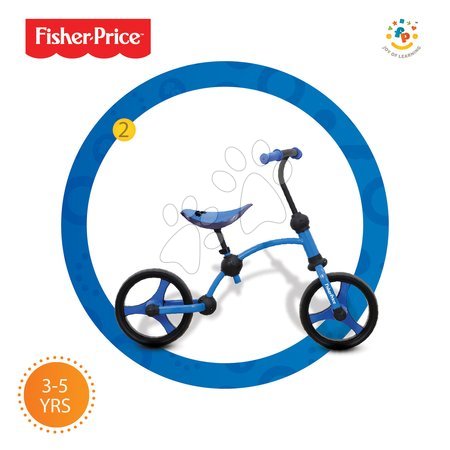 Babytaxiuri de la 18 luni - Bicicletă fără pedale Fisher-Price Running Bike 2in1 smarTrike - 6