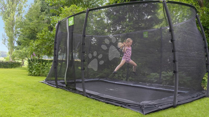 Trampolines au sol - Trampoline avec filet de protection Dynamic Groundlevel Black Exit Toys - 9