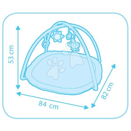 Hrázdičky a hracie podložky  - Hracia deka s hrazdou Cotoons Activity Smoby - 6