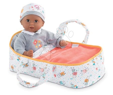 Doplňky pro panenky - Přenosná textilní postýlka Carry Bed Coral Mon Premier Poupon Bébé Corolle - 1