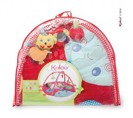 Bară cu jucării și covor de joacă - Covor multifuncţional de joacă şi centru de activităţi Colors-Activity Playmat Ladybug Kaloo - 6