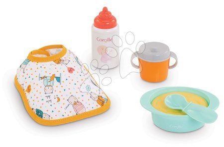 Muñecas | Página 15 - Juego de comida con babero Mealtime Set Corolle