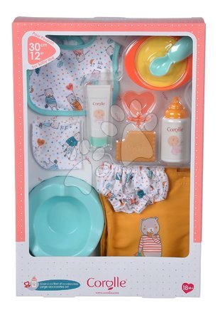 Accessoires pour poupées - Ensemble de repas avec sac et bavoir Mealtime Set Corolle - 2