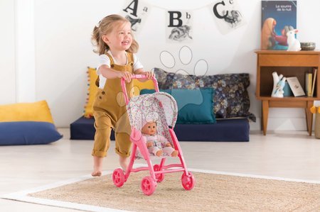 Vozički od 18. meseca - Športni voziček s preklopno strehico Stroller Floral Corolle - 6