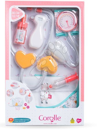 Medical carts for kids - Medical bag Large Doctor Set Corolle - 14