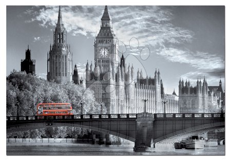 Puzzle 1000 dílků - Puzzle B&W London Bus Educa - 1