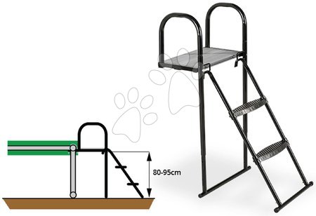 Trambulin kiegészítők - Fellépő platform létrával trambulinok mellé Exit Toys  - 2