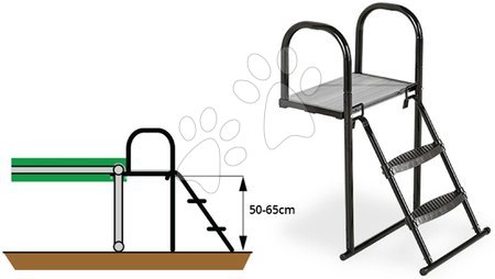 Trambulin kiegészítők - Fellépő platform létrával trambulinok mellé Exit Toys  - 3
