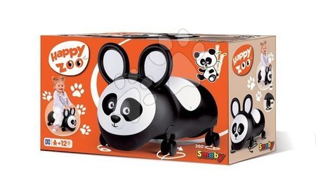 Neaktívna Staré položky - SMOBY 447002 HAPPY ZOO odrážadlo Panda Ride on s 360 stupňovými kolesami od 12 mesiacov 44*22*31 cm - 2