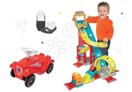 Play vehicle sets - Set jumping car track Mega Jump Vroom Planet Smoby - 35