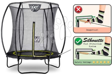 Garden Trampolines - EXIT Silhouette trampoline ø183cm - black - 2