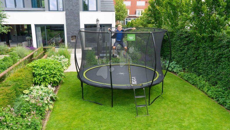 Trampolines avec filet de sécurité - Trampoline avec filet de protection Silhouette trampoline Exit Toys - 3