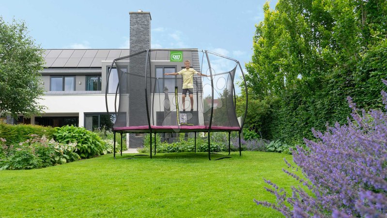 Garden Trampolines - EXIT Silhouette trampoline ø244cm - pink - 3