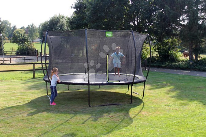 Trampolines avec filet de sécurité - Trampoline avec filet de protection Silhouette trampoline Exit Toys - 8