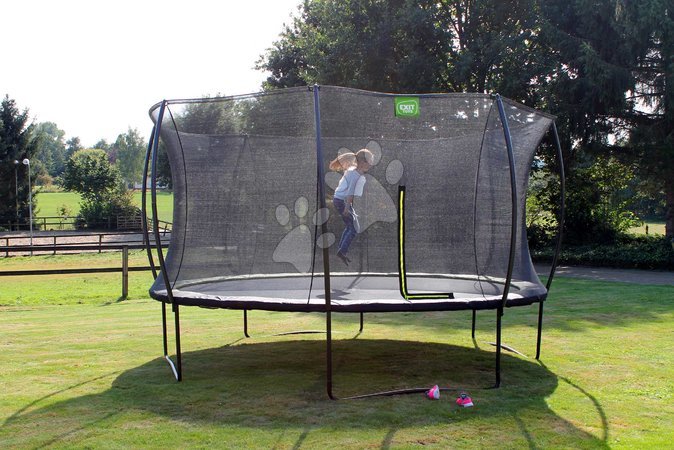 Trampolines avec filet de sécurité - Trampoline avec filet de protection Silhouette trampoline Exit Toys - 10