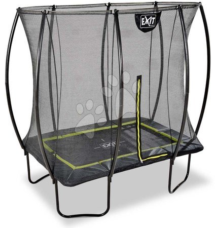 Trampoline mit Sicherheitsnetz - EXIT Silhouette Trampolin 153x214cm - schwarz - 2