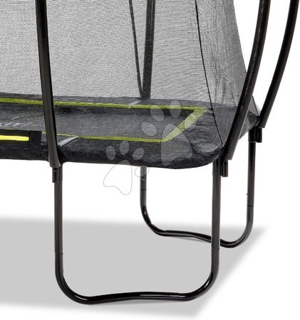 Trampoline mit Sicherheitsnetz - EXIT Silhouette Trampolin 153x214cm - schwarz - 4