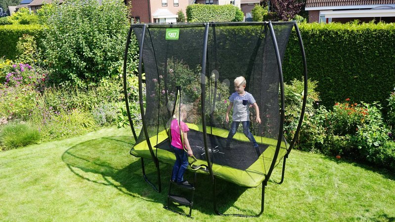 Garden Trampolines - EXIT Silhouette trampoline 153x214cm - green - 9