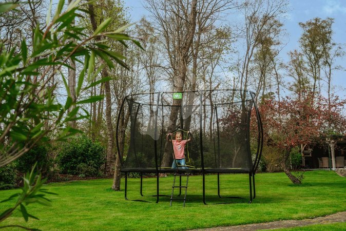 Garden Trampolines - EXIT Silhouette trampoline 214x305cm - black - 8