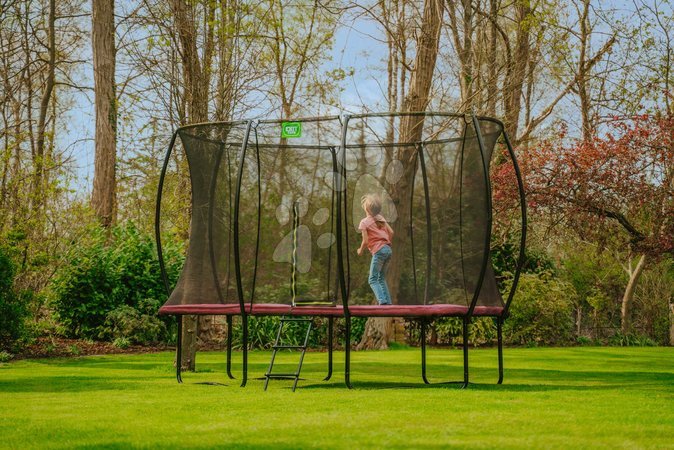 Trampolines avec filet de sécurité - Trampoline avec filet de protection Silhouette trampoline Pink Exit Toys - 10