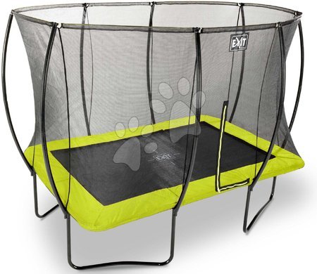 Trampoline mit Sicherheitsnetz - EXIT Silhouette Trampolin 244x366cm - grün - 2