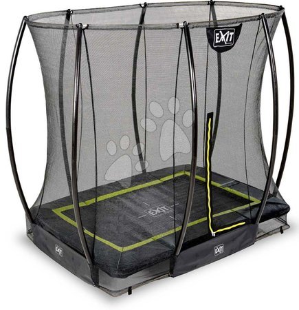 In Ground Trampolines  - EXIT Silhouette ground trampoline 153x214cm with safety net - black - 2