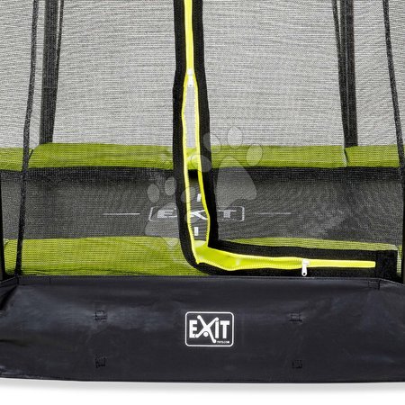 In Ground Trampolines  - EXIT Silhouette ground trampoline 153x214cm with safety net - green - 7