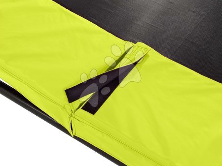 In Ground Trampolines  - EXIT Silhouette ground trampoline 214x305cm with safety net - green - 5