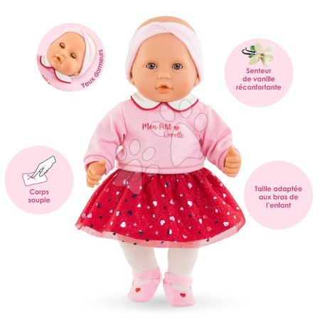 Dolls from 24 months - Bábika Albane Hearts Petals Mon Grand Poupon Corolle - 4