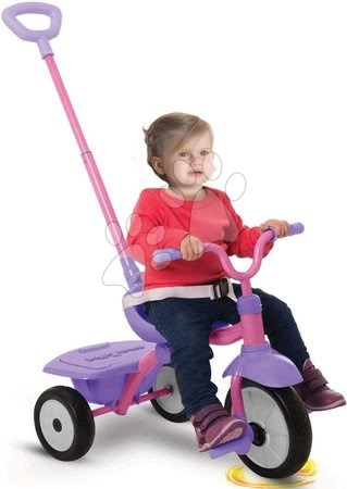 Triciklik 15 hónapos kortól - Tricikli összecsukható Folding Fun Trike 2in1 Pink smarTrike - 7