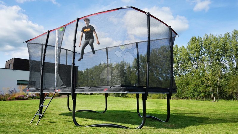 Trampolíny s ochrannou sítí - Trampolína s ochrannou sítí a žebříkem PeakPro Exit Toys - 8