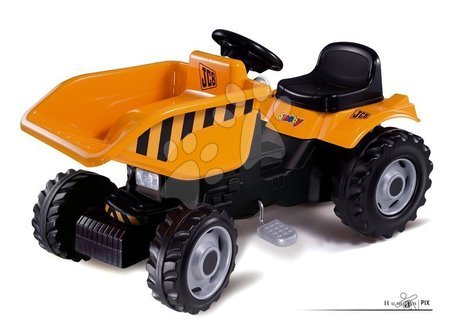 Staré položky - Traktor Dumper s přilbou Smoby - 1