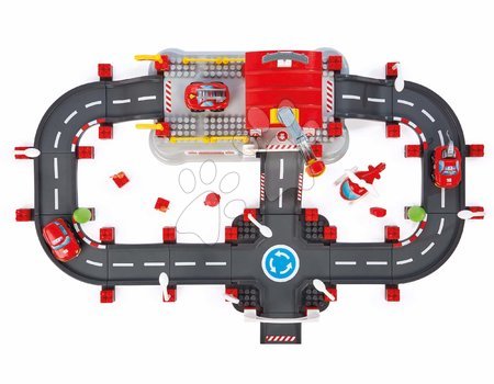 Abrick építőkockák - Építőjáték dobozban tűzoltóállomás autópályával Abrick Écoiffier - 5