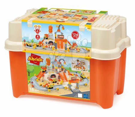 Gioco di costruzioni per bambini  Abrick - Costruzione in scatola con cantiere e pista Abrick Écoiffier - 7