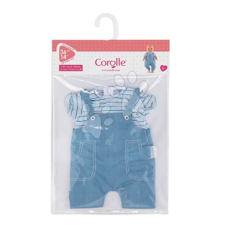 Doll clothing - Clothing Striped T-shirt & Overall Mon Grand Poupon Corolle - 3