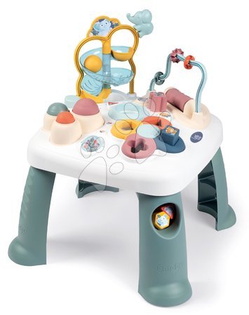 Hračky pre najmenších - Set didaktické chodítko a kočík Trotty Walker 3v1 Little a stolík Activity Table Smoby_1