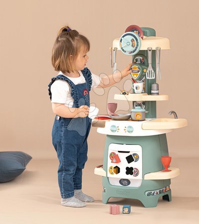 Egyszerű játékkonyhák - Készségfejlesztő konyhácska legkisebbeknek Cooky Kitchen Little Smoby - 5