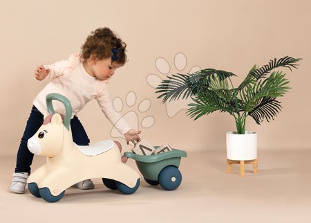 Ride-ons from 12 months - Ride-on with trailer Baby Pony Ride On Little Smoby - 6