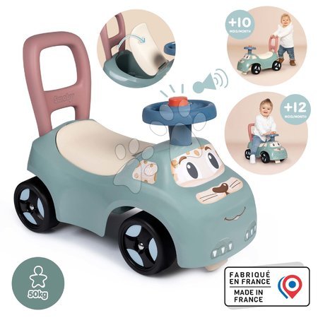 Veicoli per bambini - Auto cavalcabile e primi passi con clacson Auto Ride On Little Smoby