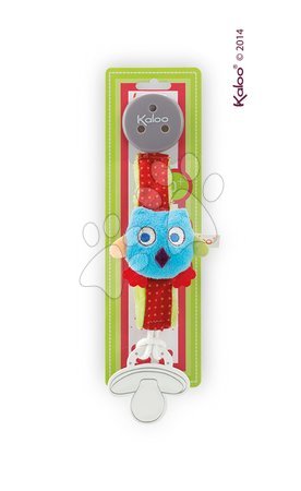 Pouzdra a řetízky na dudlíky - Klip na dudlík s plyšovým zvířátkem PACIFIER HOLDERS Kaloo - 2