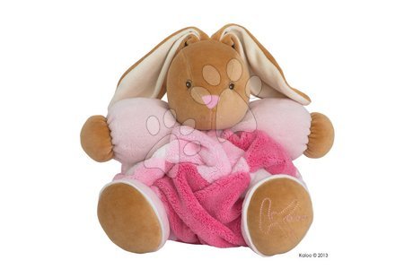 Pre detičky od narodenia - Plyšový zajačik Plume-Patchwork Pink Rabbit Kaloo