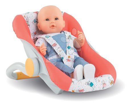 Cărucioare de la 18 luni - Scaun auto Baby Doll Carrier Coral Mon Grand Poupon Corolle - 4