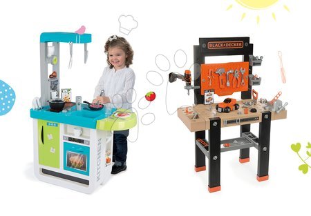 Banco da lavoro per bambini set - Set banco da lavoro Black+Decker Smoby - 14