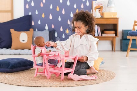 Scaun de masă pentru păpuși - Scaun de masă High Chair Pink Corolle - 8