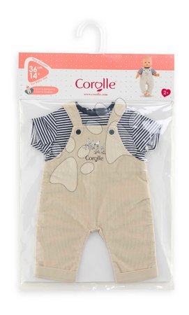 Doll clothing - Oblečenie T-Shirt & Ecru Overalls Loire Riverside Mon Grand Poupon Corolle - 6