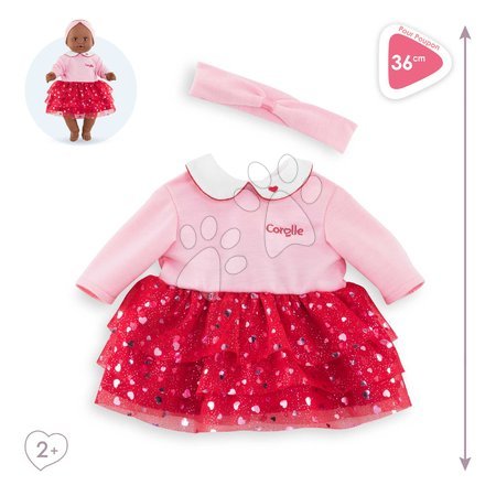 Doll clothing - Oblečenie Dress & Headband Heart Petals Mon Grand Poupon Corolle - 3