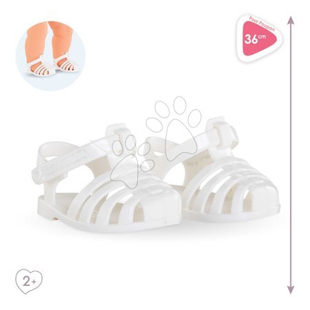 Doll clothing - Topánky Sandals White Mon Grand Poupon Corolle - 3