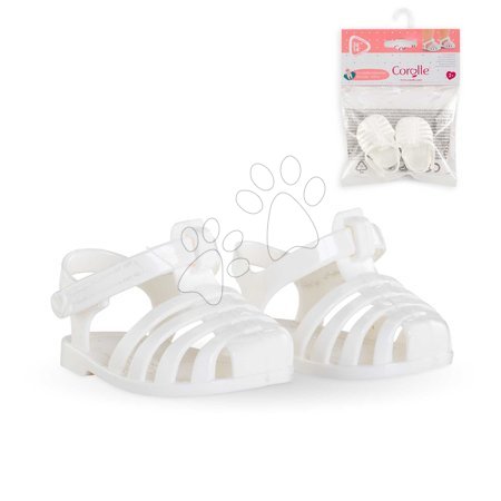 Doll clothing - Topánky Sandals White Mon Grand Poupon Corolle - 4