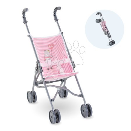 Doll prams from 18 months - Kočík skladací Umbrella Stroller Pink Mon Grand Poupon Corolle - 6