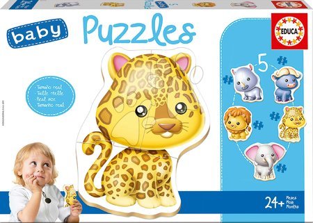 Baby puzzles - Baby puzzle Jungle Animals Educa - 3